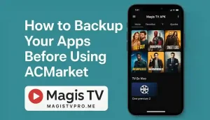 How to Backup Your Apps Before Using ACMarket 