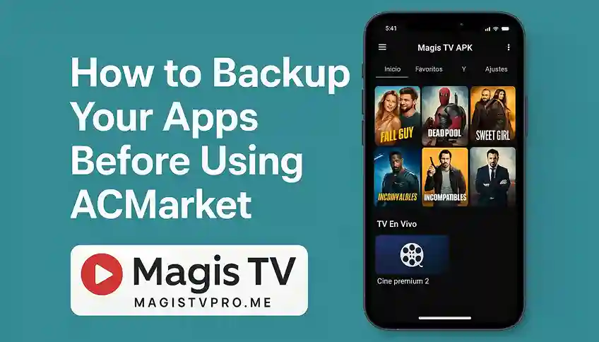 How to Backup Your Apps Before Using ACMarket